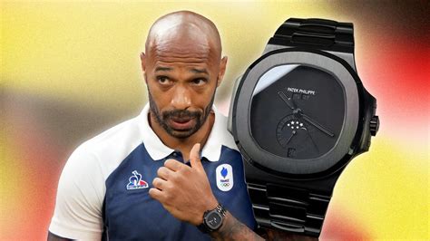 thierry henry patek philippe|Thierry Henry patek nautilus.